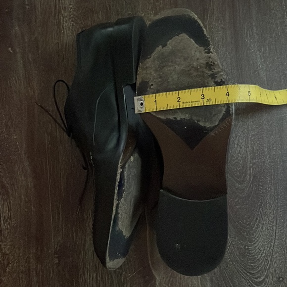 Salvatore Ferragamo Vintage Delirio Black Calf Leather Lace Up Dress Shoes 7 1/2 - Picture 10 of 16